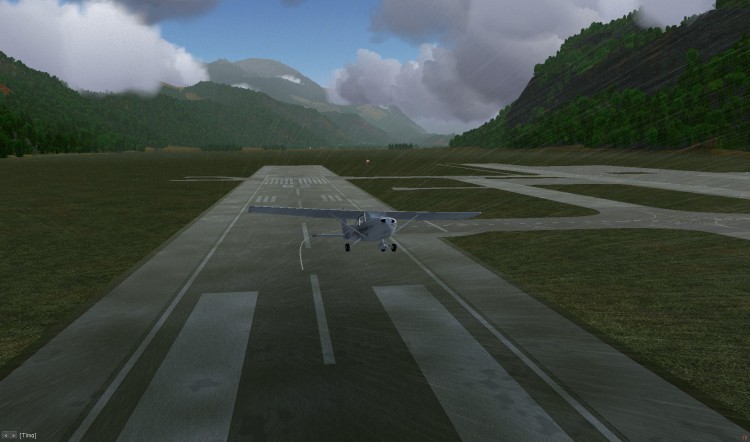 Takeoff from Meiringen Air Base